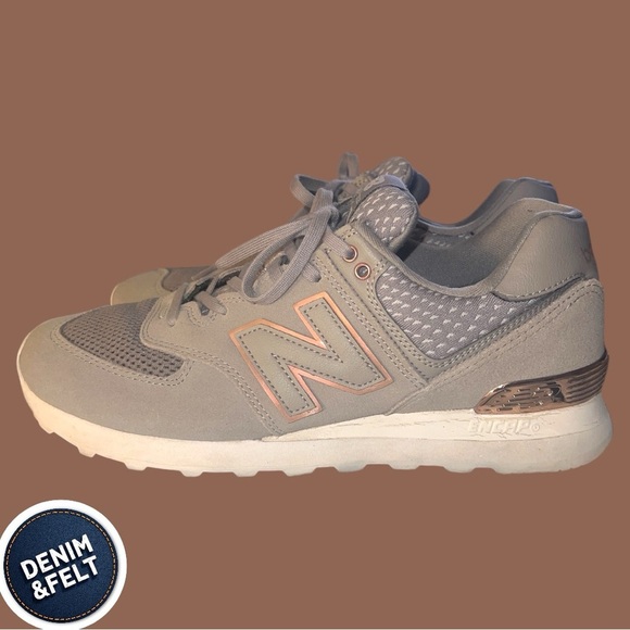 New Balance Women’s 574 Artic Sky Shoe/Sneaker | Color: Grey/Rose Gold 🩶🩶👟👟 - Picture 13 of 15